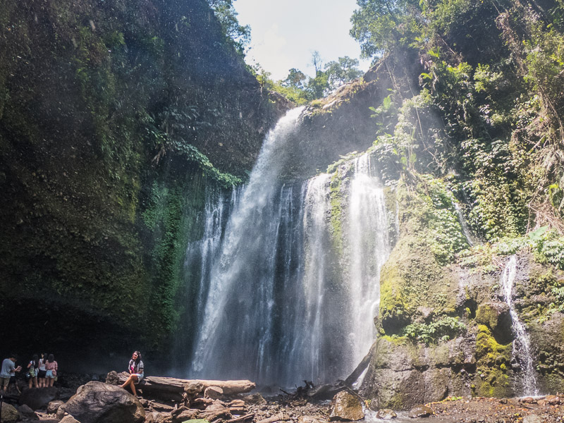 Getting up close to the waterfall