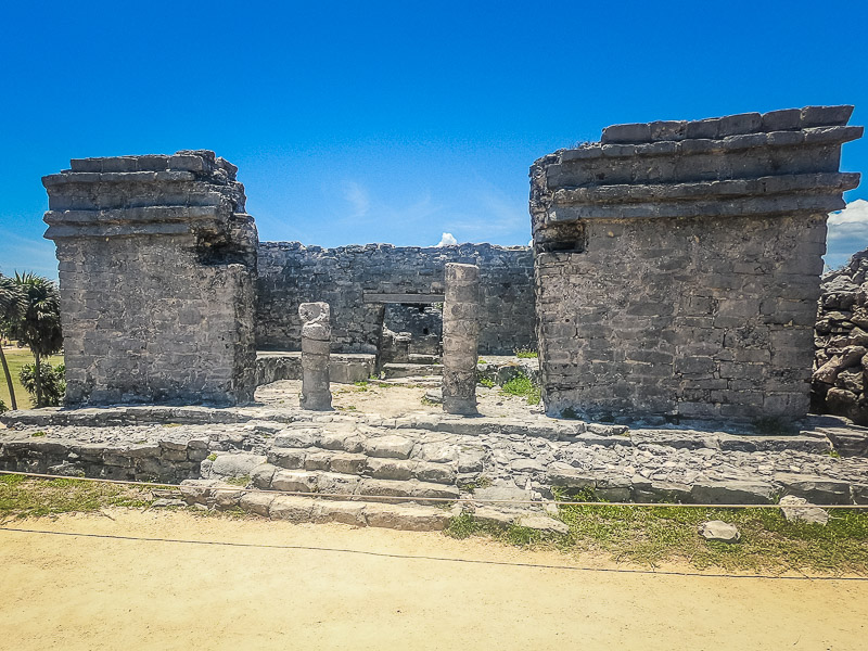 Ruins of a Mayan temple