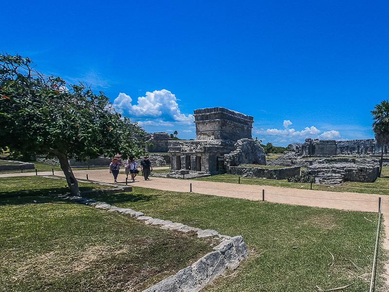 Ruins of a Mayan temple