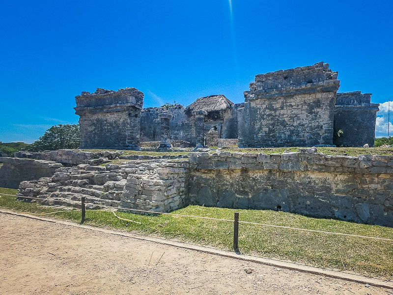 Ruins of a Mayan temple