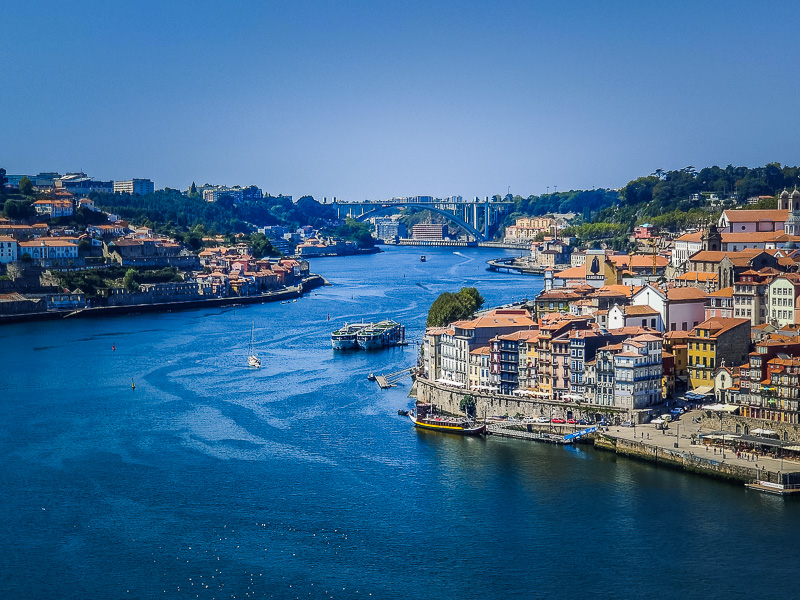 View of the river Douro from Ponte Luís I