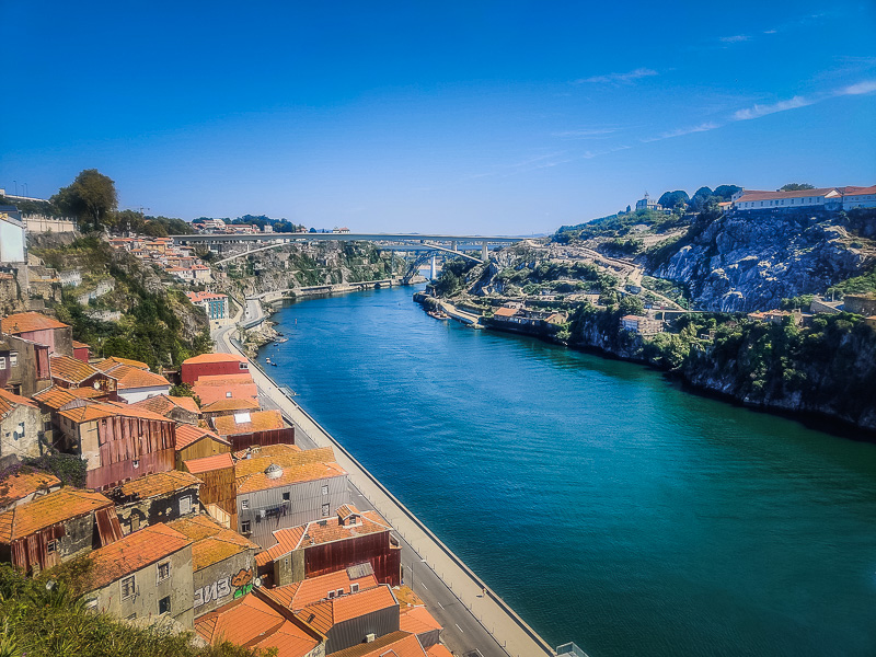 View of the river Douro from Ponte Luís I