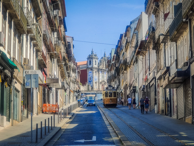 Walking through the hilly narrow roads filled with colonial buildings