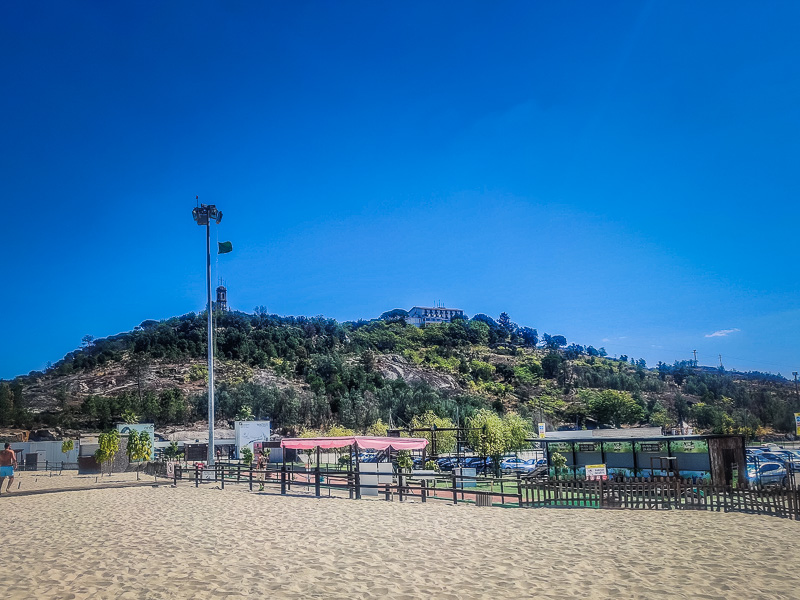 View of Chapel of Nossa Senhora do Castelo from the Live Beach