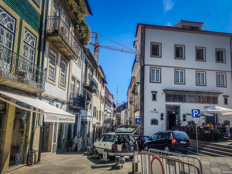 The colonial streets of the city