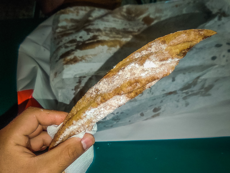 A fartura which is an iconic food in Viseu