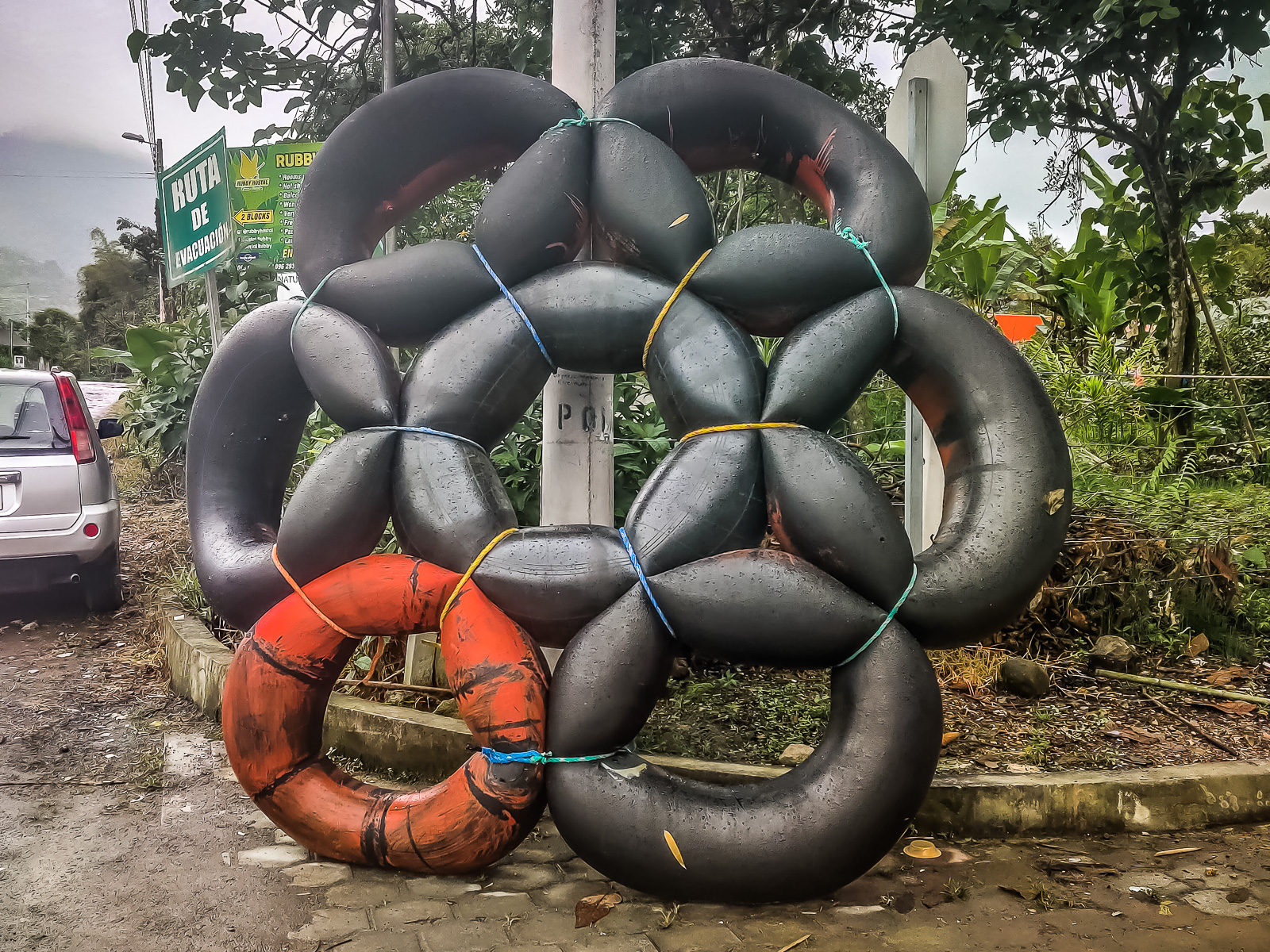 The tubes used to go down the river