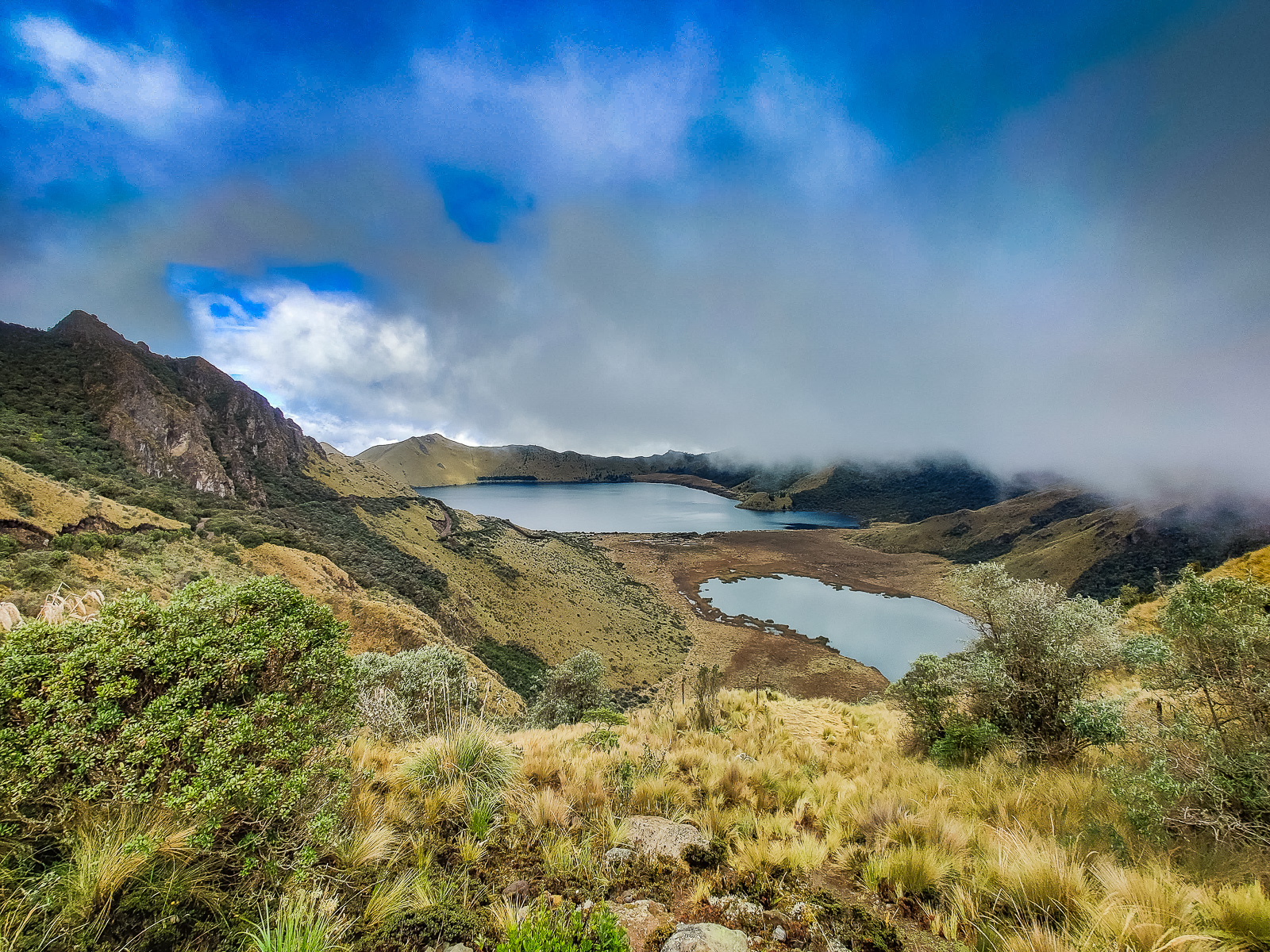 The lakes from the viewpoint