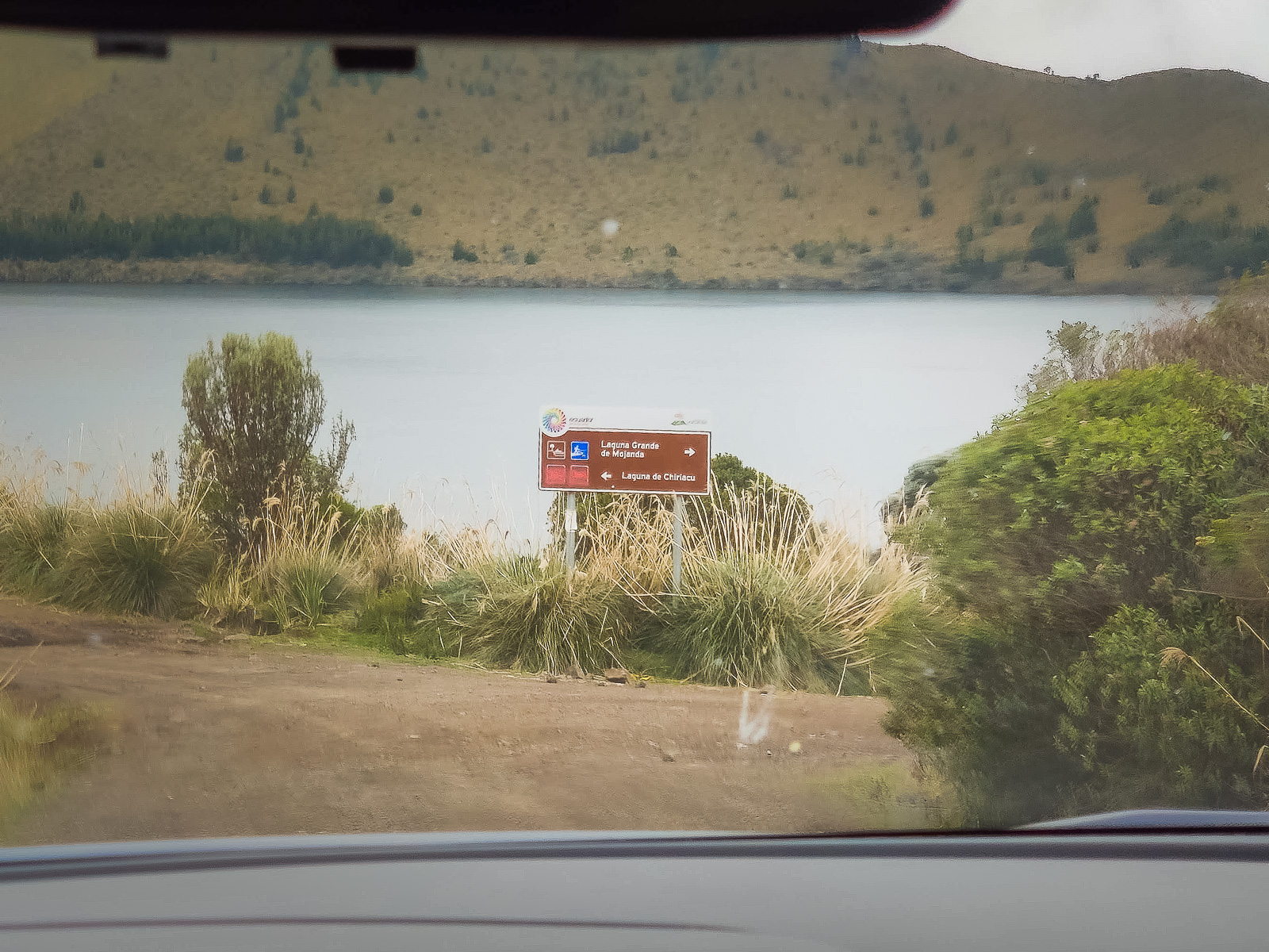 Approaching the main lake