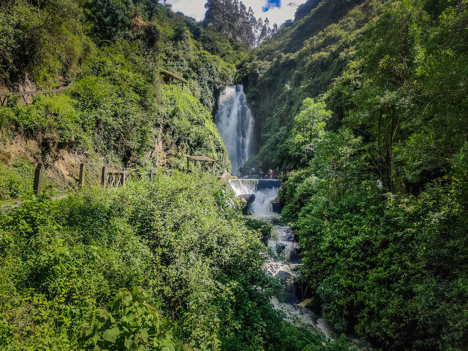 View of the waterfall