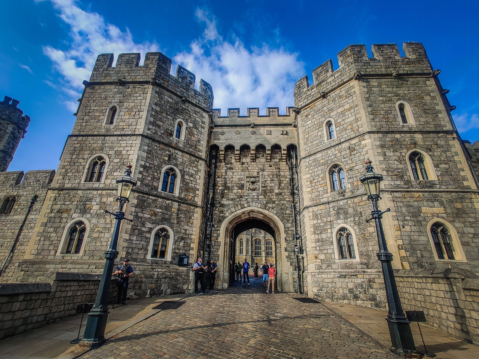 The fortified entrance