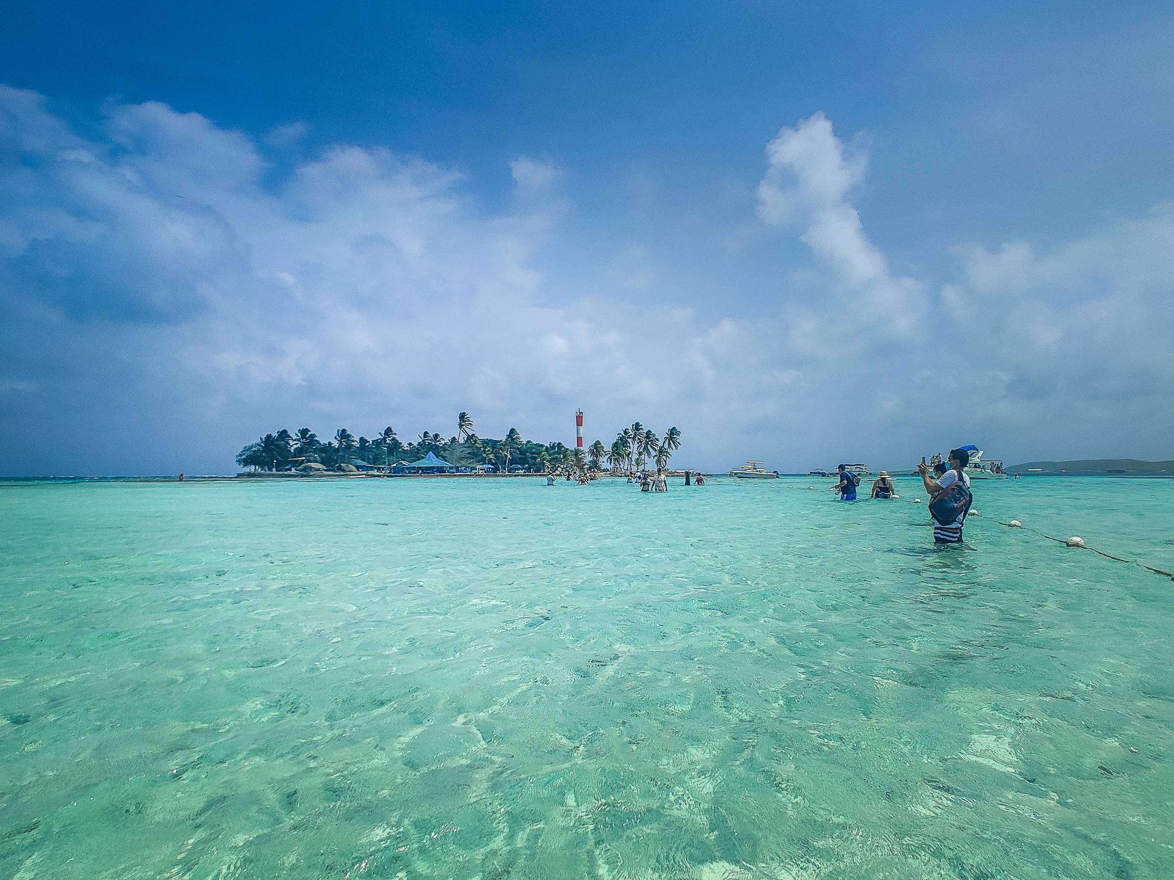 View of Haynes Cay from the Aquarium