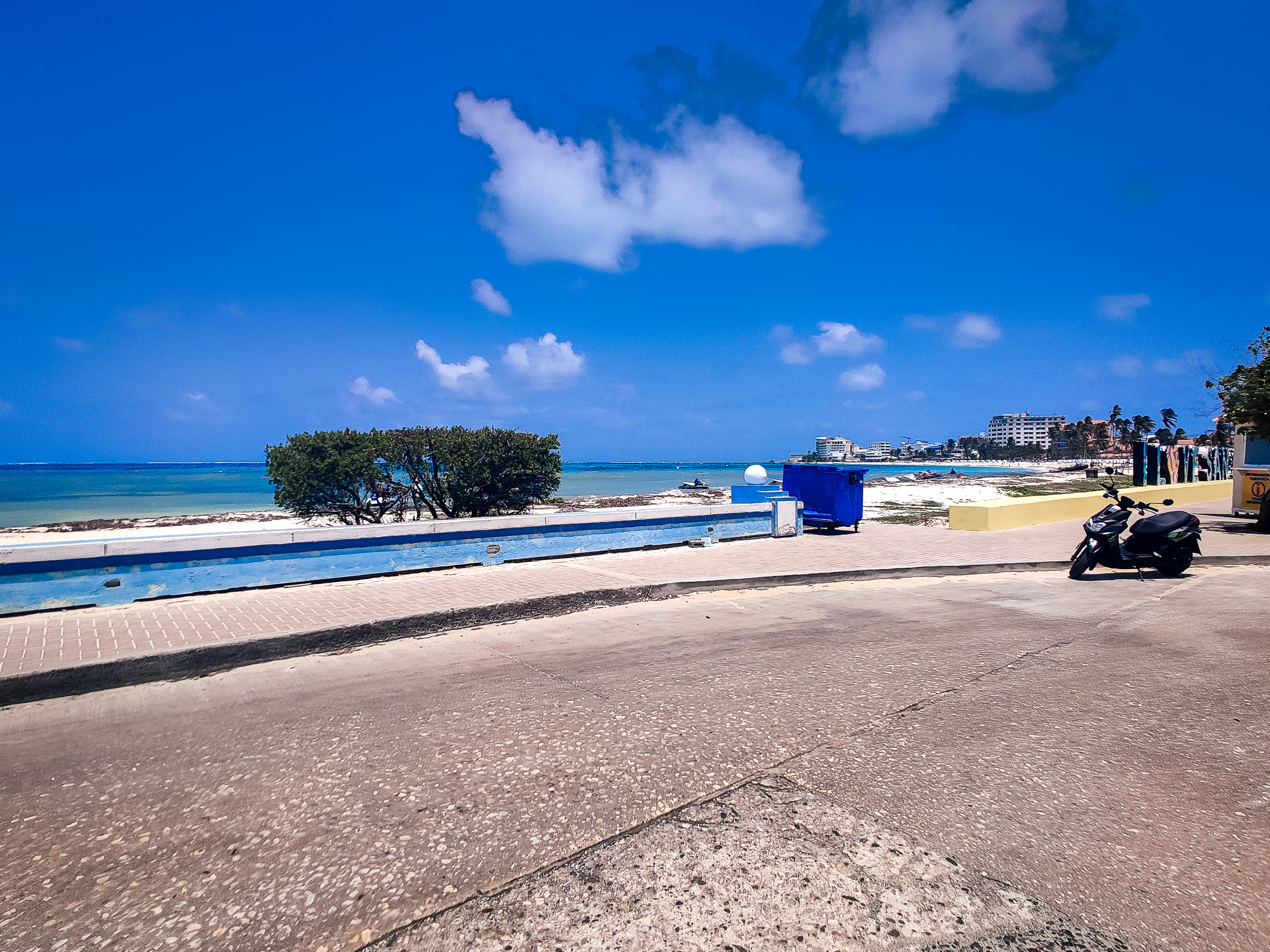 View from the main beach