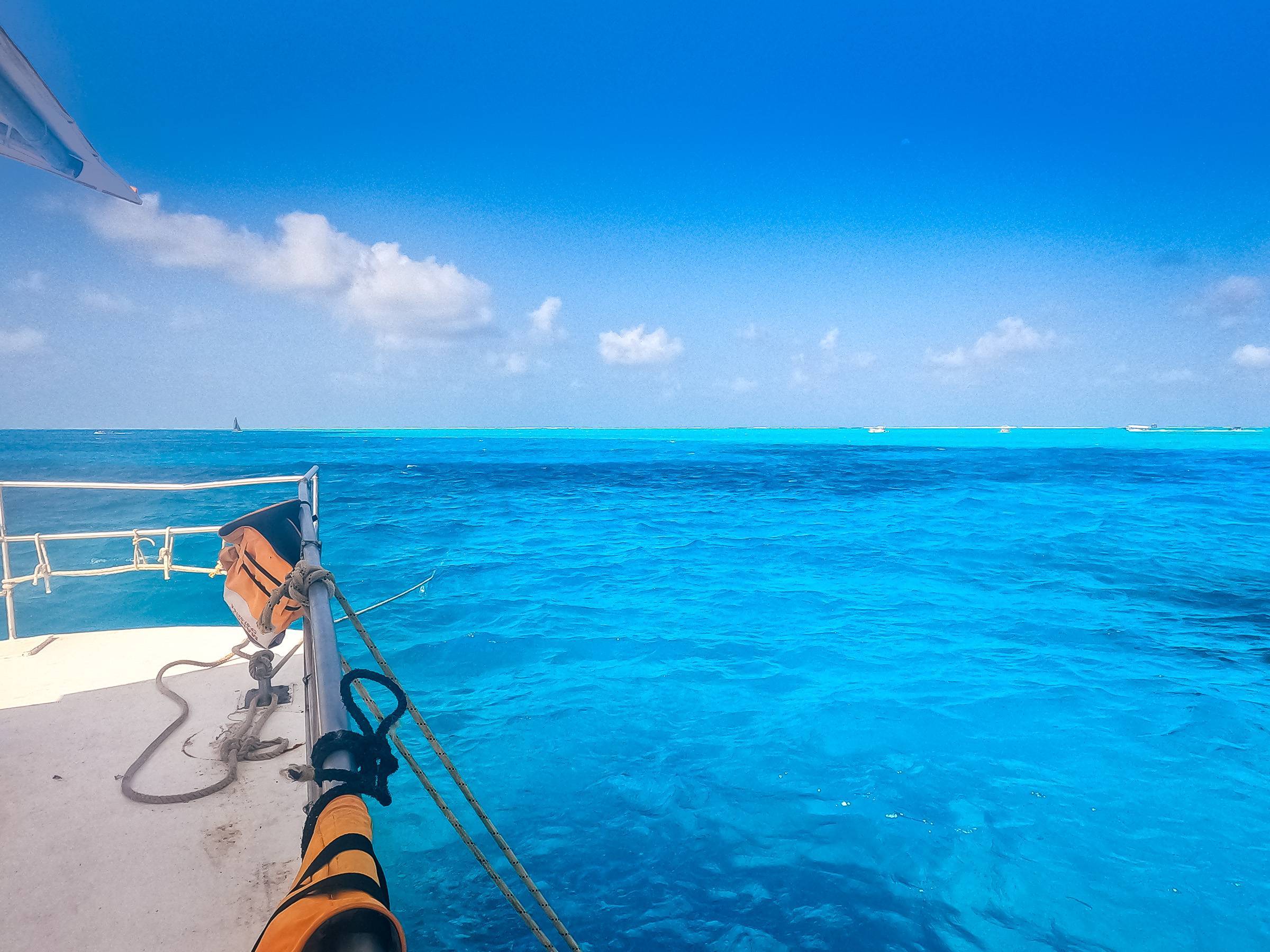 View of the Caribbean sea